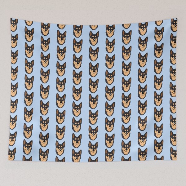 Item preview, Australian Kelpie dog face designed and sold by Yaragold.