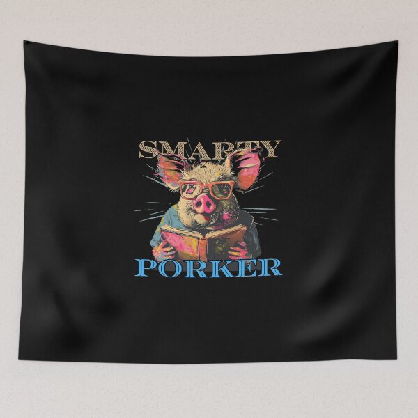 Item preview, Pig in Glasses Enjoying a Good Read - Fun Bookworm Shirt Design designed and sold by zax454.