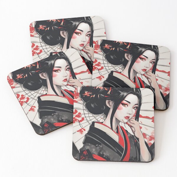 Item preview, Matsu - Aesthetic Elegance: The Seduction of the Geisha in Abstraction designed and sold by BPMagic.