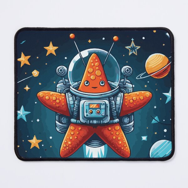 Item preview, Galactic Starfish Astronaut - Vibrant Space Adventure designed and sold by KirtidaOrg.