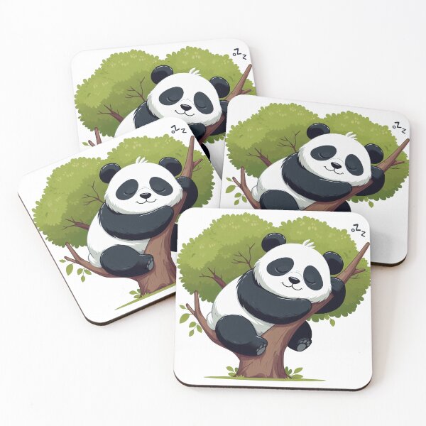 Item preview, panda sleeping on tree designed and sold by MzulhilmiZam.