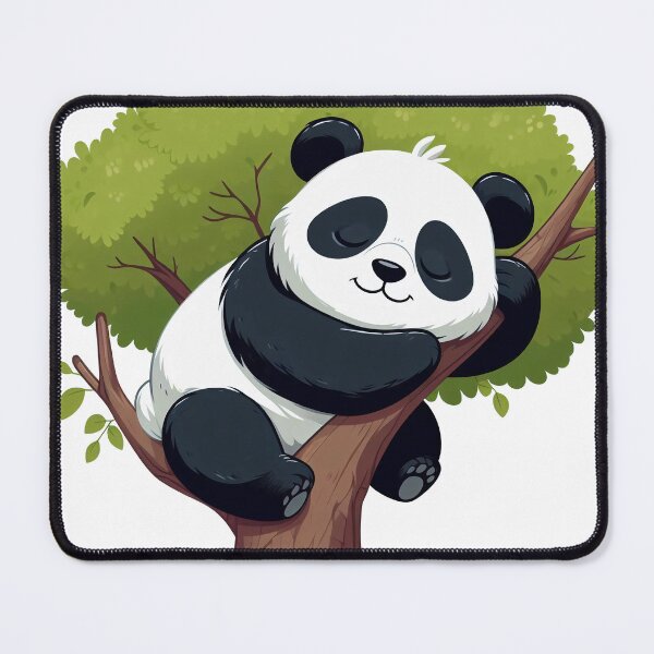 Item preview, panda sleeping on tree designed and sold by MzulhilmiZam.