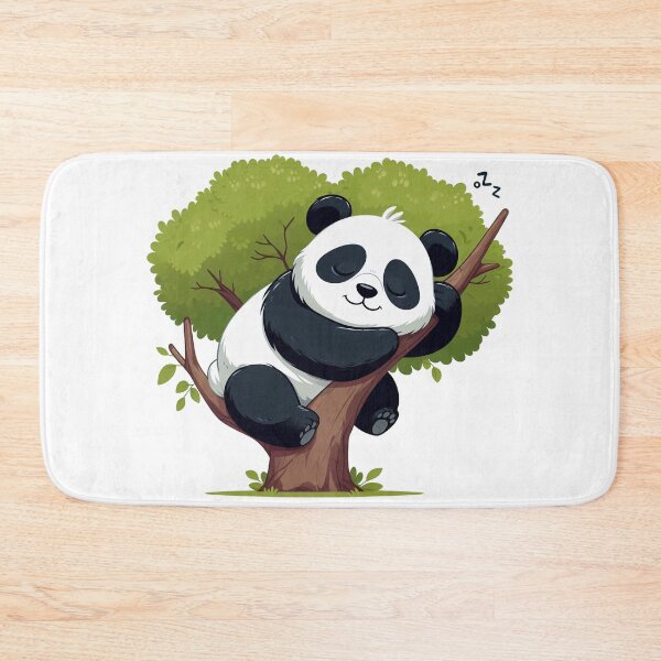 Item preview, panda sleeping on tree designed and sold by MzulhilmiZam.