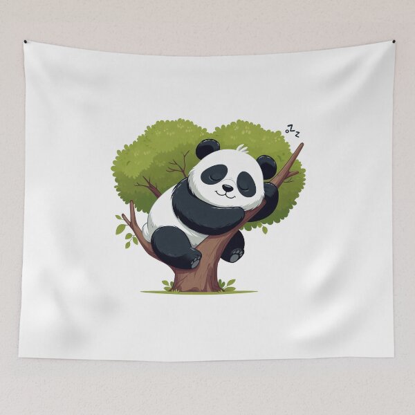 Item preview, panda sleeping on tree designed and sold by MzulhilmiZam.