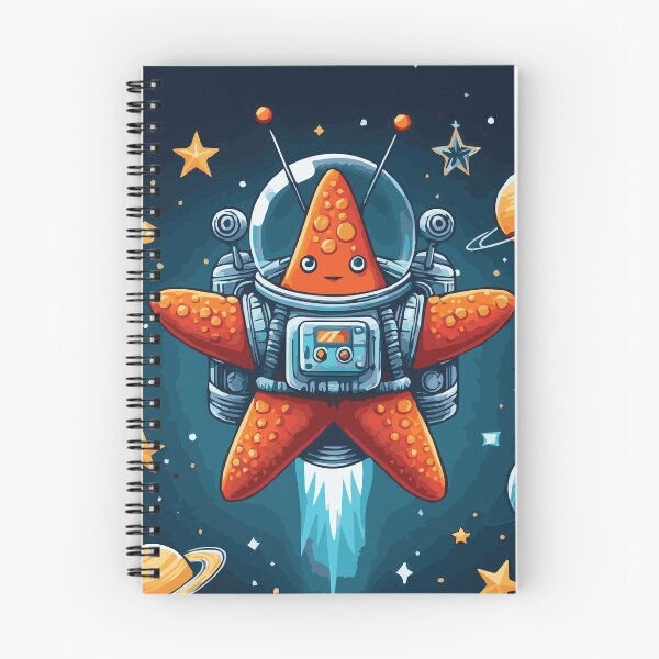 Item preview, Galactic Starfish Astronaut - Vibrant Space Adventure designed and sold by KirtidaOrg.