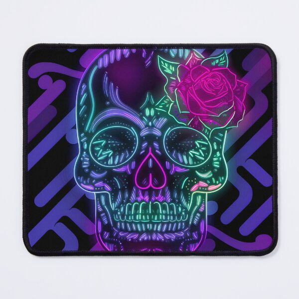 Item preview, Cool skull in neon colors designed and sold by Paul-Place.
