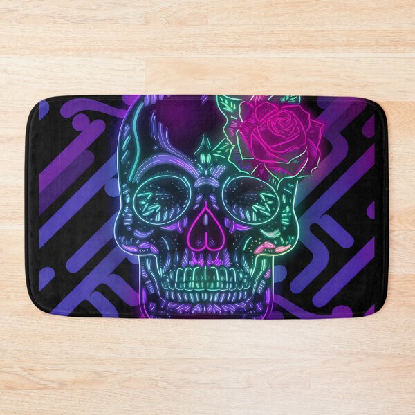 Item preview, Cool skull in neon colors designed and sold by Paul-Place.