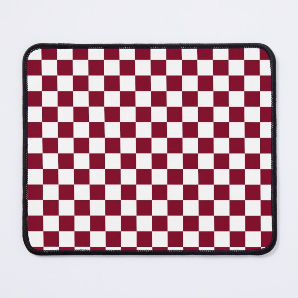 Item preview, Small Checkered - White and Burgundy Red designed and sold by JustPatterns2.