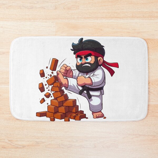 Item preview, Karate Fighter Breaking Bricks designed and sold by Martial-Art-23.