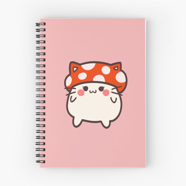 Item preview, Gatito feliz con sombrero de champiñón designed and sold by NumbleRay.