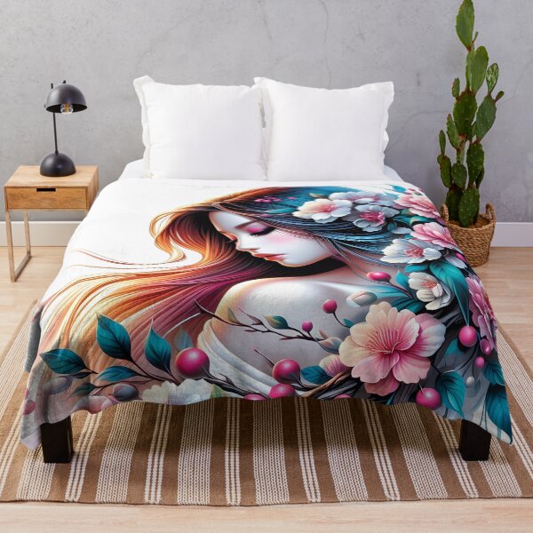 Item preview, Blossoming Essence: A Portrait of Floral Radiance designed and sold by Vitalka-uk.