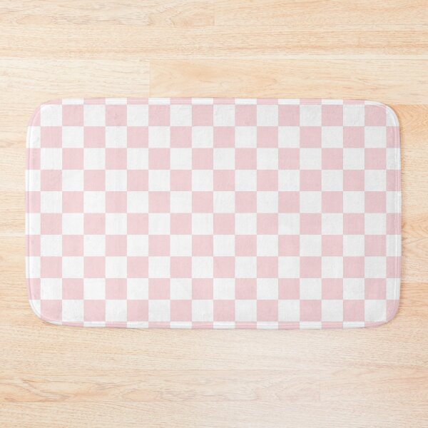 Item preview, Small Checkered - White and Light Pink designed and sold by JustPatterns2.