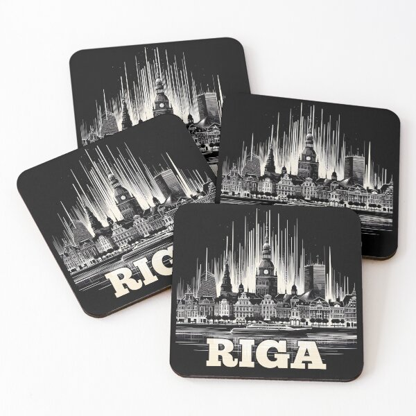Item preview, Riga capital Latvia Baltics gift designed and sold by Pineapple-Tree.
