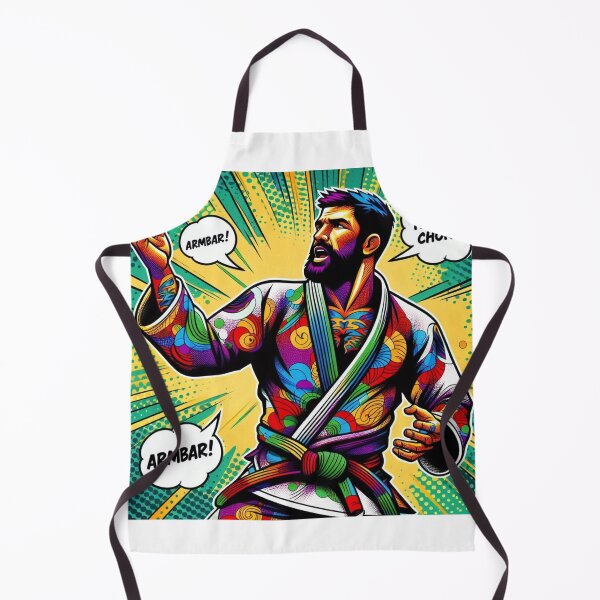 Item preview, Rainbow Warrior: BJJ’s Vibrant Vigilante designed and sold by Martial-Art-23.