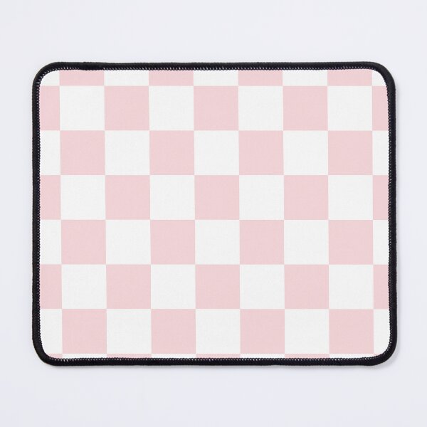 Item preview, Checkered - White and Light Pink designed and sold by JustPatterns2.