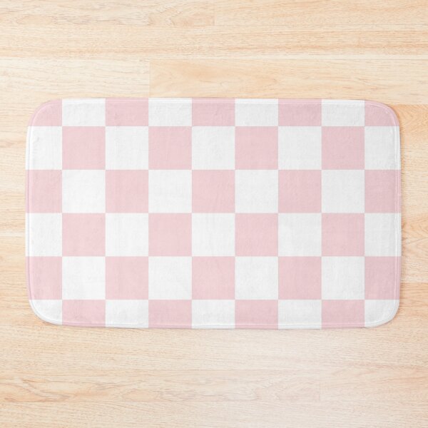 Item preview, Checkered - White and Light Pink designed and sold by JustPatterns2.