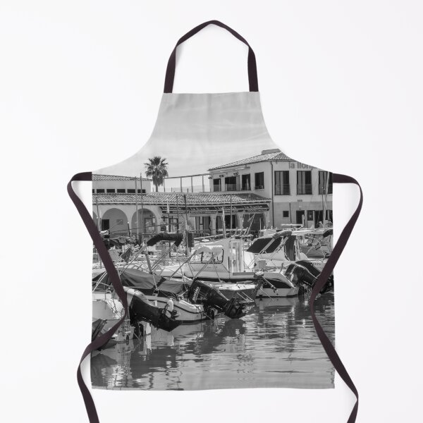 Item preview, Puerto Pollensa Marina La Llonja Restaurant Black And White designed and sold by GG WALL ART.