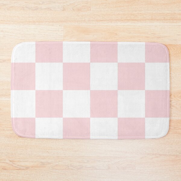 Item preview, Large Checkered - White and Light Pink designed and sold by JustPatterns2.