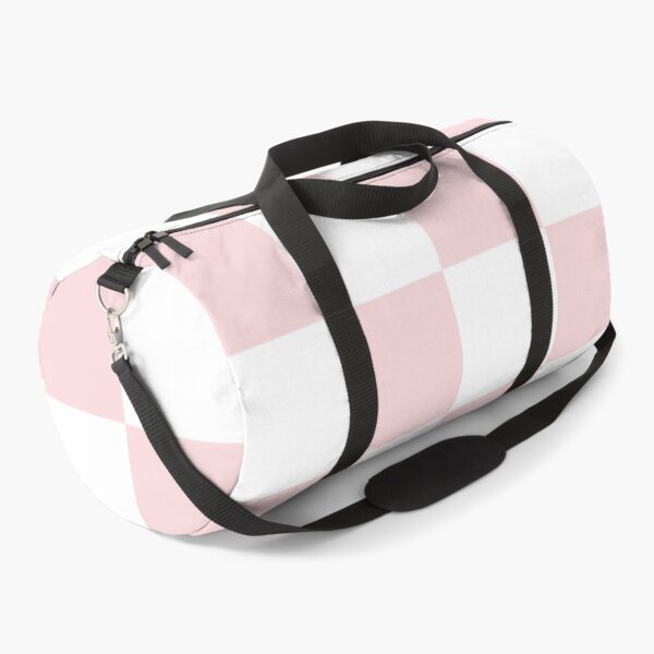 Item preview, Large Checkered - White and Light Pink designed and sold by JustPatterns2.