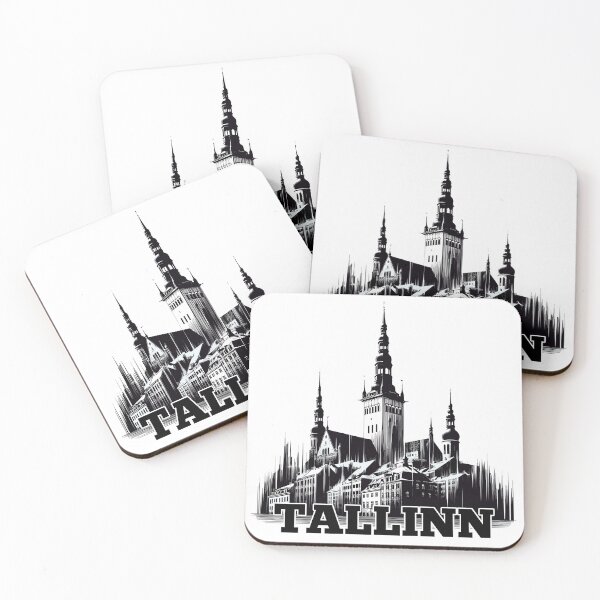 Item preview, Tallinn capital Estonia Baltics gift designed and sold by Pineapple-Tree.