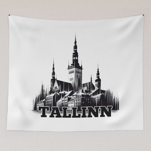 Item preview, Tallinn capital Estonia Baltics gift designed and sold by Pineapple-Tree.