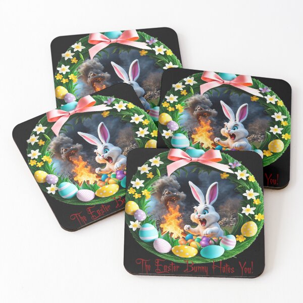 Item preview, Easter Bunny Hates You! designed and sold by FatCatStudios.