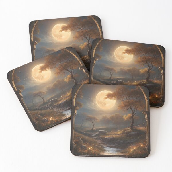 Item preview, Lunar Portal: A Walk Under the Veil of Night designed and sold by Sartawsky.