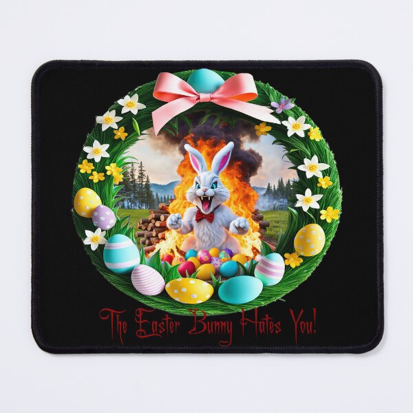 Item preview, Easter Bunny Hates You! designed and sold by FatCatStudios.