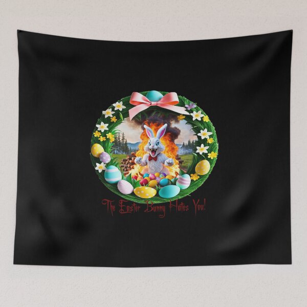Item preview, Easter Bunny Hates You! designed and sold by FatCatStudios.