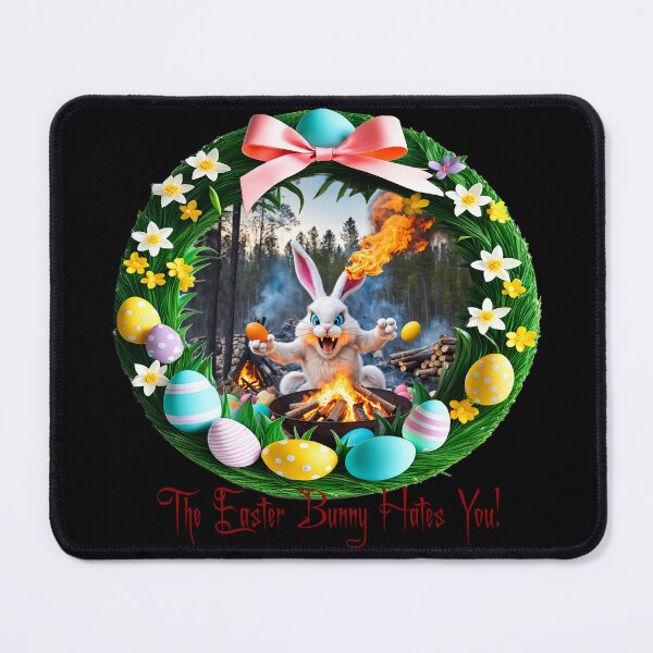 Item preview, Easter Bunny Hates You! designed and sold by FatCatStudios.