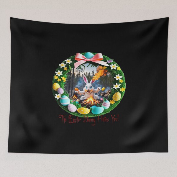 Item preview, Easter Bunny Hates You! designed and sold by FatCatStudios.