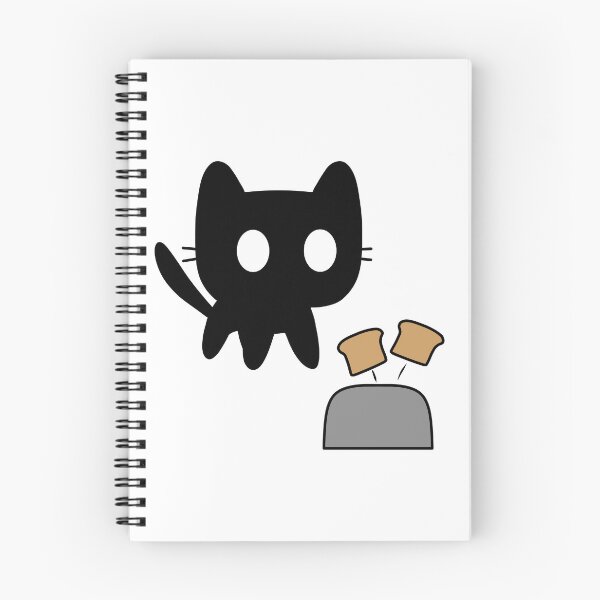 Item preview, Black cat scared by toaster designed and sold by Cre8iveCat.
