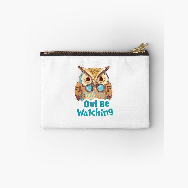 Item preview, Owl Be Watching - Cute Vigilant Owl designed and sold by Liseri.
