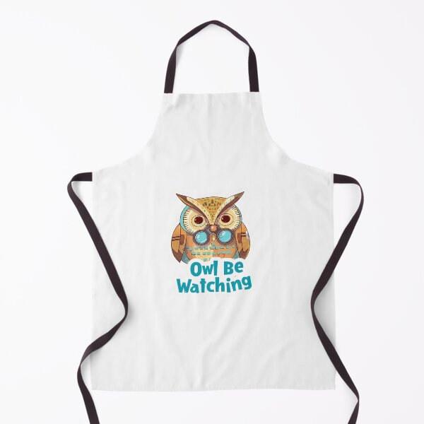 Item preview, Owl Be Watching - Cute Vigilant Owl designed and sold by Liseri.