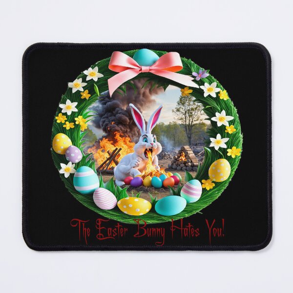 Item preview, Easter Bunny Hates You! designed and sold by FatCatStudios.