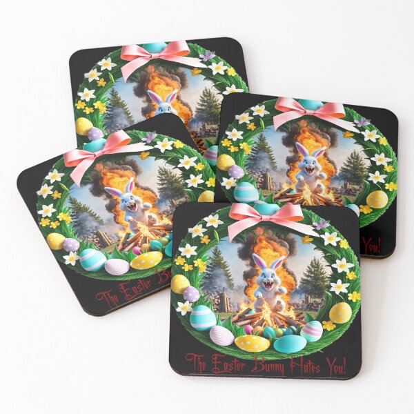 Item preview, Easter Bunny Hates You! designed and sold by FatCatStudios.