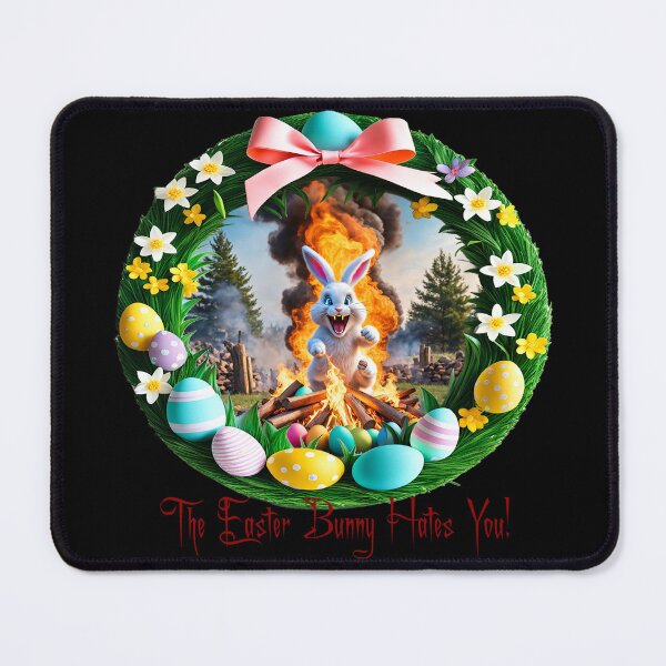 Item preview, Easter Bunny Hates You! designed and sold by FatCatStudios.