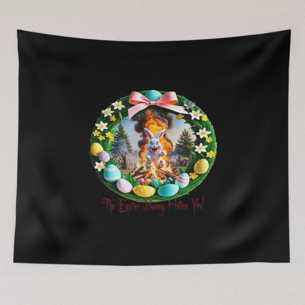 Item preview, Easter Bunny Hates You! designed and sold by FatCatStudios.