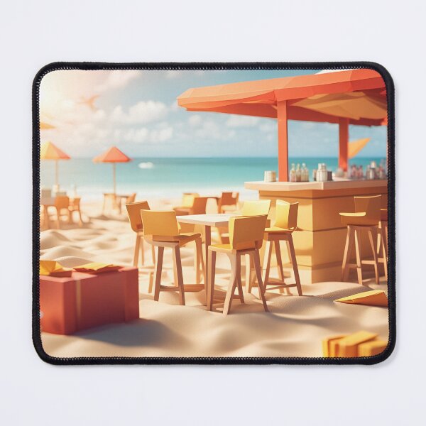 Item preview, Origami Art - Sunny Sips Beach Bar: Where Every Hour Feels Like Happy Hour designed and sold by ArtfulFolds.