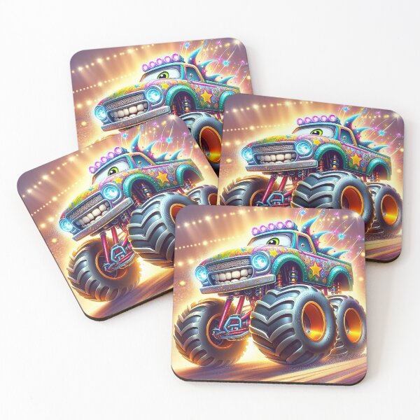 Item preview, Monster truck in the spotlight designed and sold by Cerberus-Art.