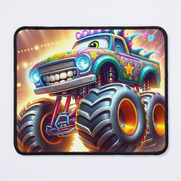 Item preview, Monster truck in the spotlight designed and sold by Cerberus-Art.