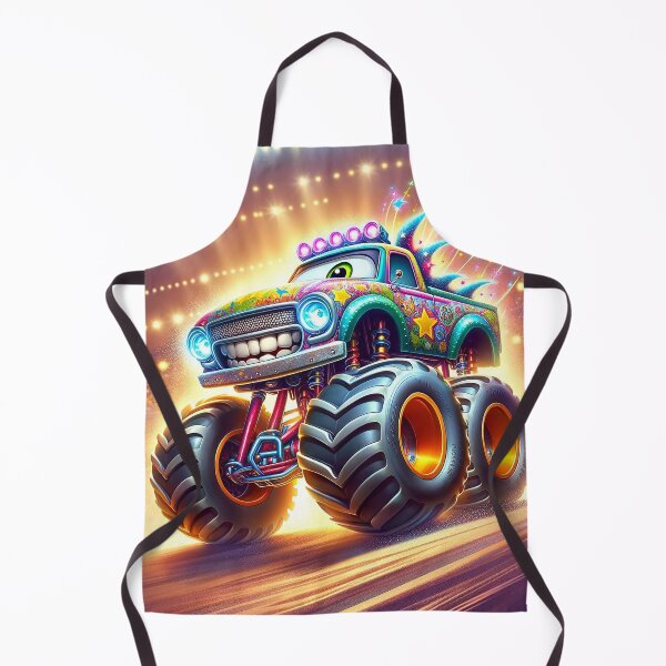Item preview, Monster truck in the spotlight designed and sold by Cerberus-Art.