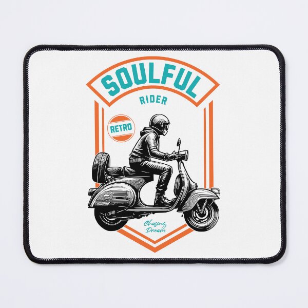 Item preview, Vintage Scooter Soulful Rider designed and sold by CyberWindow.