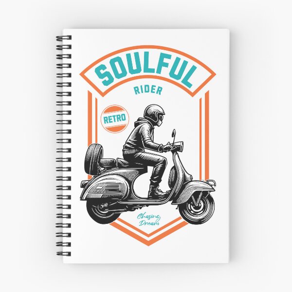 Item preview, Vintage Scooter Soulful Rider designed and sold by CyberWindow.