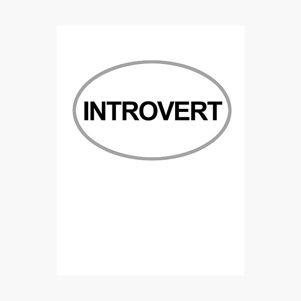Item preview, Introvert Euro Sticker designed and sold by FifiLaSweary.
