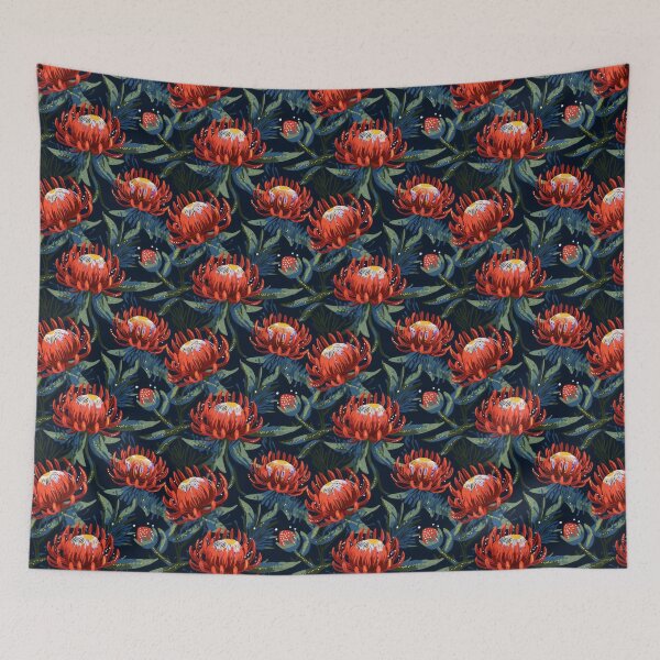Item preview, Abstract Waratah designed and sold by Eden Digital Creative.
