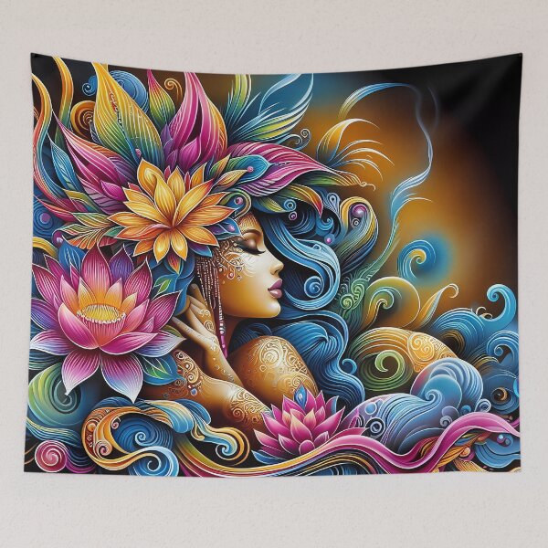 Item preview, Fantasia in Bloom: A Vivid Dance of Colors and Curves designed and sold by Vitalka-uk.