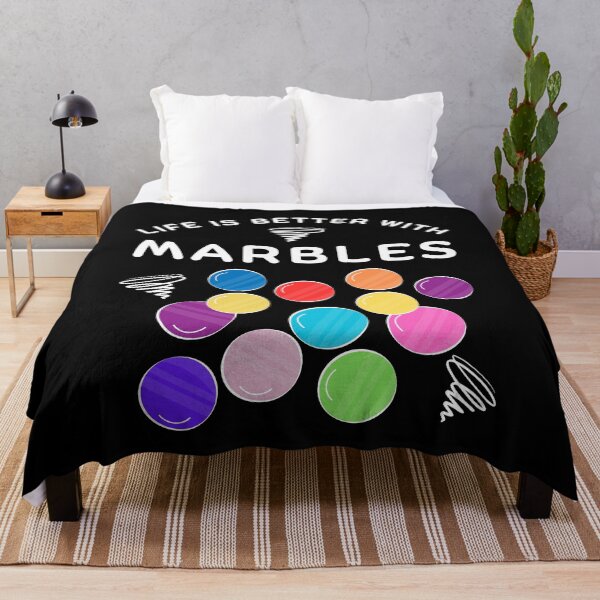 Item preview, LIFE IS BETTER WITH MARBLES for marble players designed and sold by Elwetritsche.