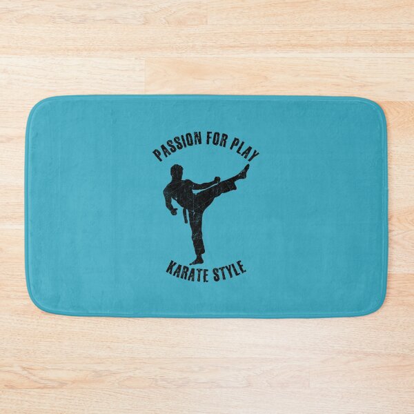 Item preview, Black silhouette of a man practicing karate designed and sold by HarridanCreates.