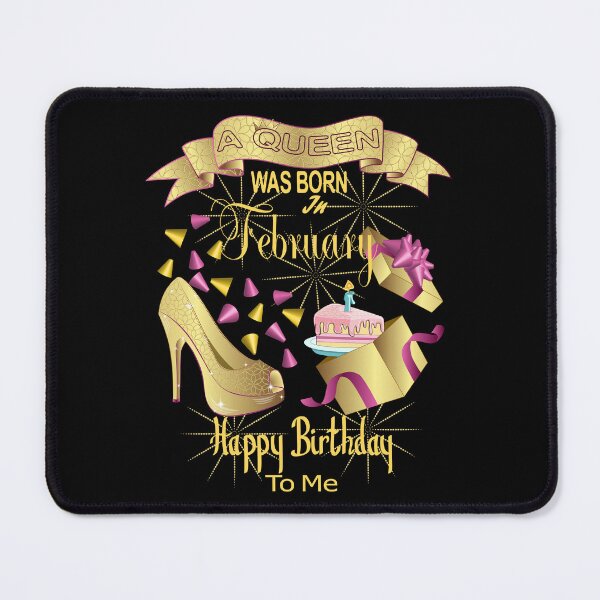 Item preview, A Queen Was Born In February designed and sold by Ayesha Saleem.